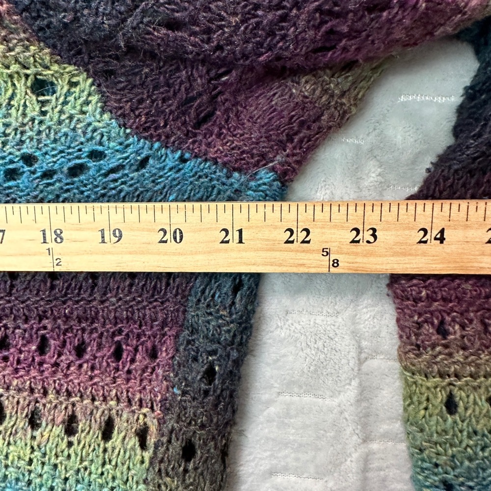 Relativity Womens Open Knit Crochet Cardigan S‎ Boho Festival Cottagecore Indie - Picture 7 of 8